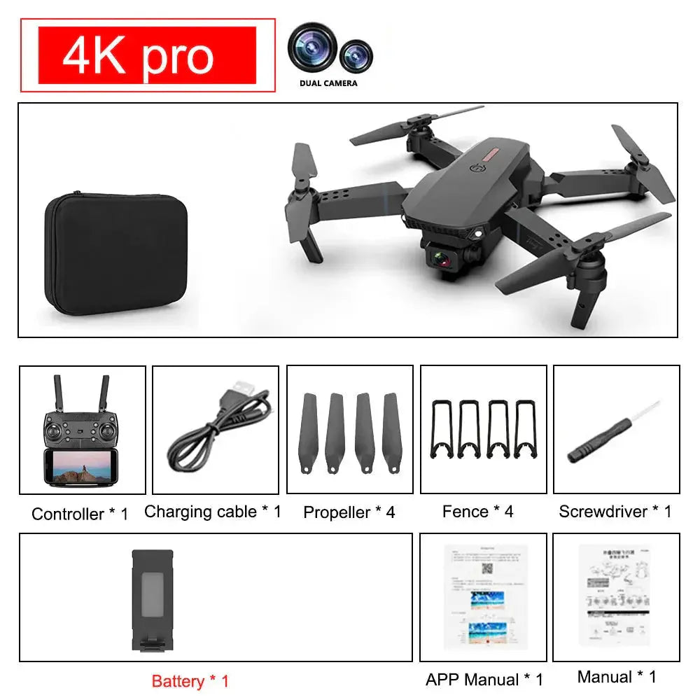 🎁 E88 Pro Foldable Quadcopter Drone (100% off) Deps