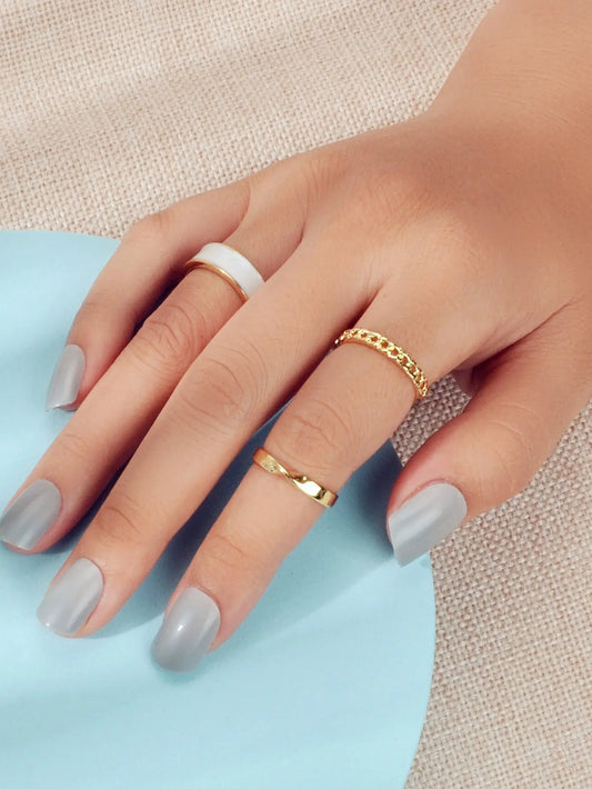 🎁 3 pcs Retro Stackable Ring set(100% off) Depsidy