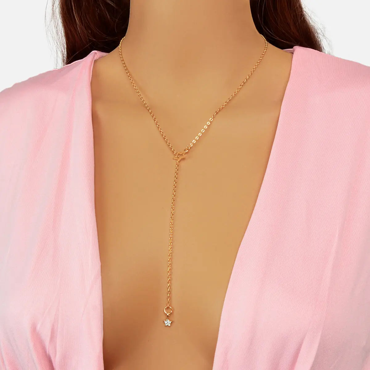 🎁Gold Chain star Necklace (100% off) Depsidy