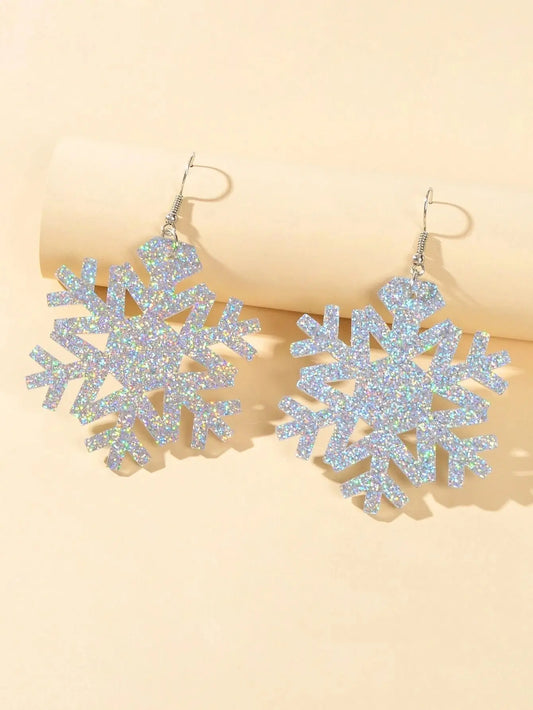 🎁Acrylic Snowflake Earrings(100% off) Depsidy