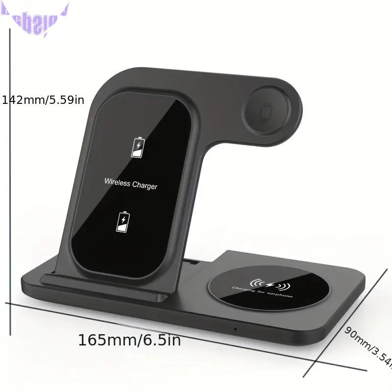 3-in-1 Fast Wireless Charger for iPhone & Apple Devices-1