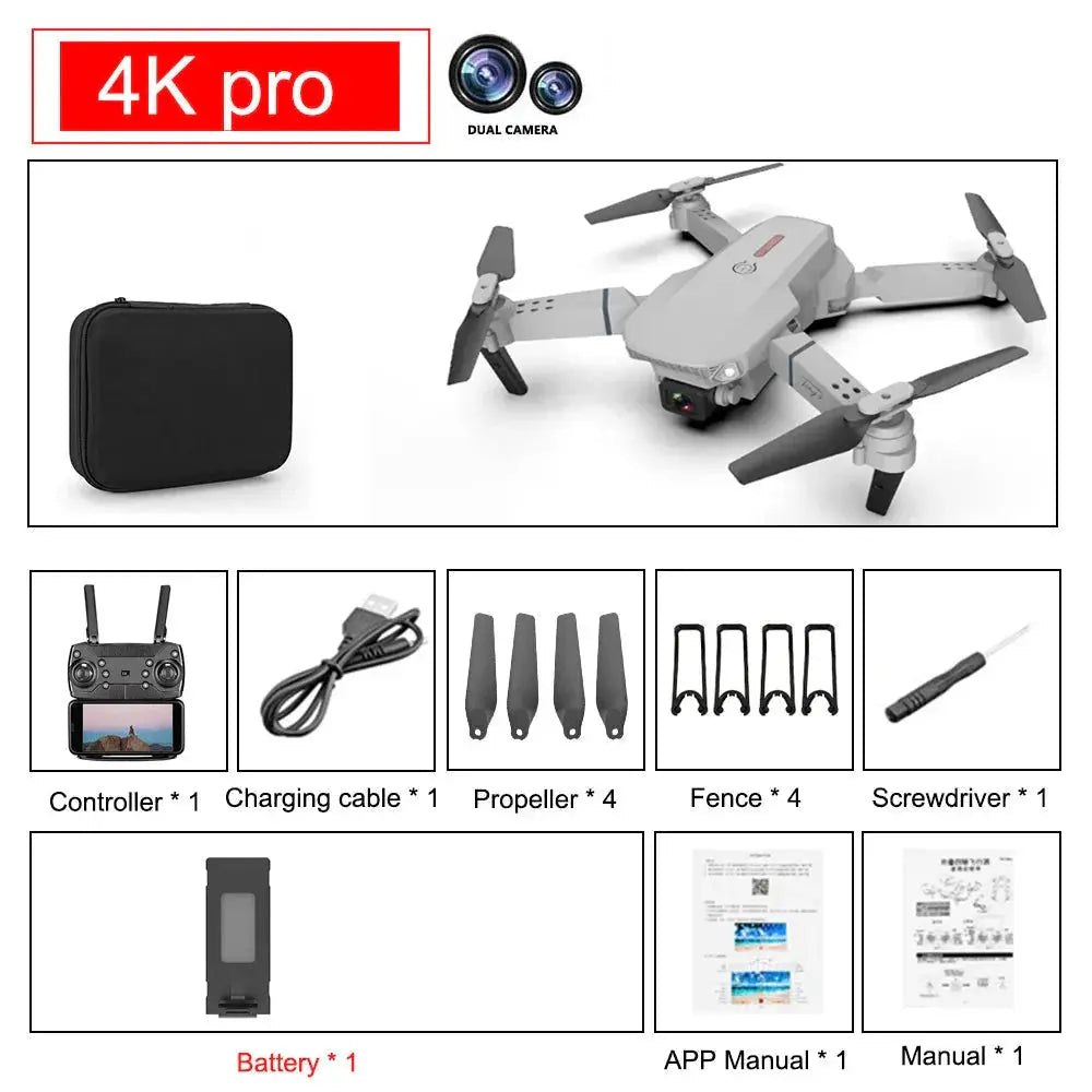 🎁 E88 Pro Foldable Quadcopter Drone (100% off) Deps