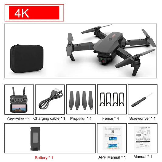 🎁 E88 Pro Foldable Quadcopter Drone (100% off) Deps