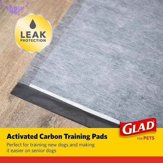 for Pets Activated Carbon Dog Pee Pads | Puppy Training Pads for Absorbing Odor and Urine, 100 Count