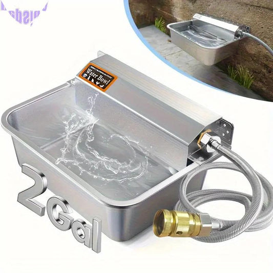 Automatic Stainless Steel Drinking Fountain-1