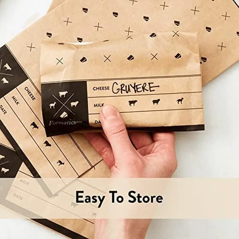 Cheese Storage Bags Cheese Bag 15 Bags Brown