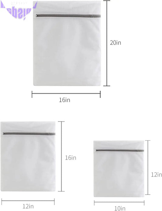 Lingerie Bags for Washing Delicates,Small Fine Mesh Laundry Bags,3Pcs(1 Large,1 Medium,1 Small)