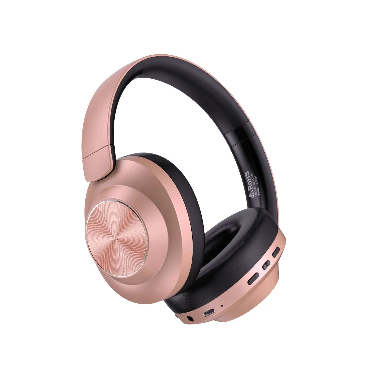 AIR PRO 5 ANC Rose Gold Wireless Headphones Depsidy