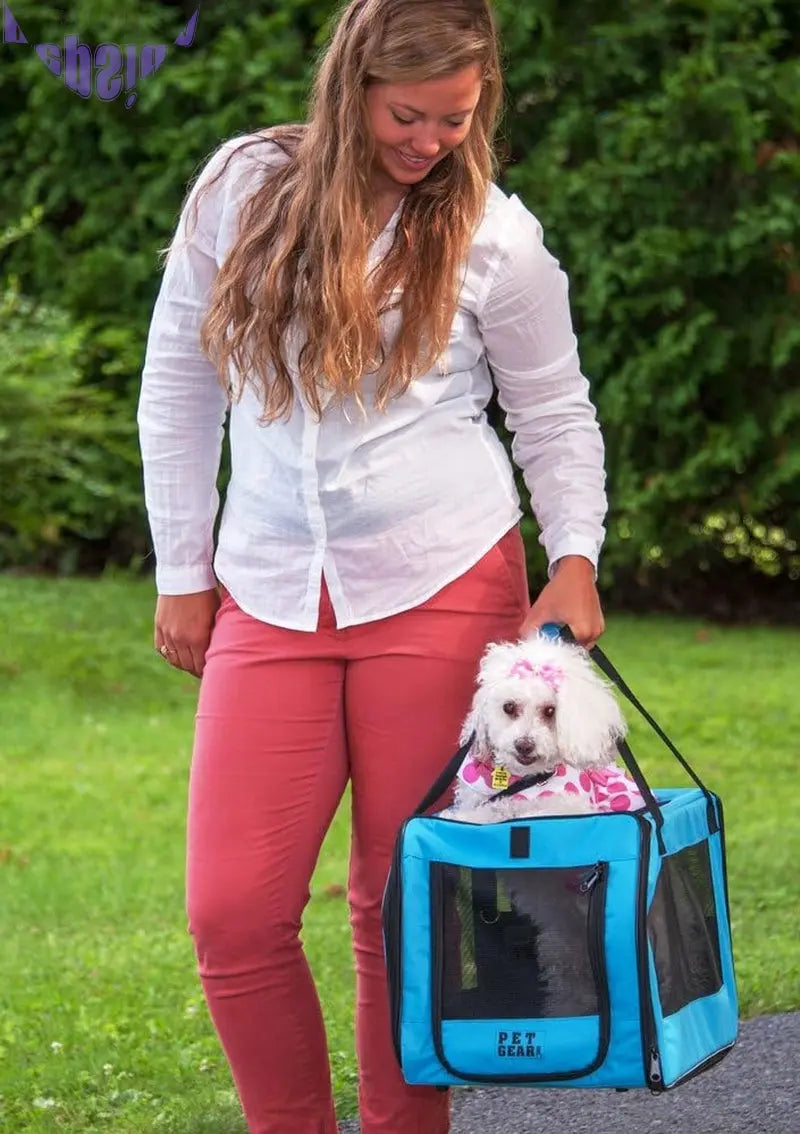 Pet Gear Signature Pet Car Seat & Carrier for Cats and Dogs up to 20-Pounds, Aqua