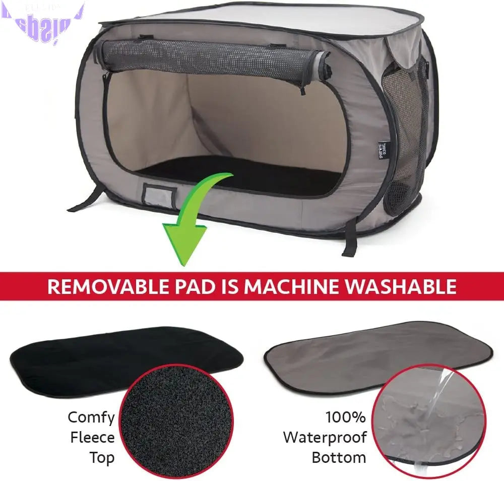 Large Pop Open Kennel, Portable Cat Cage Kennel, Waterproof Pet Bed, Carrier Collection