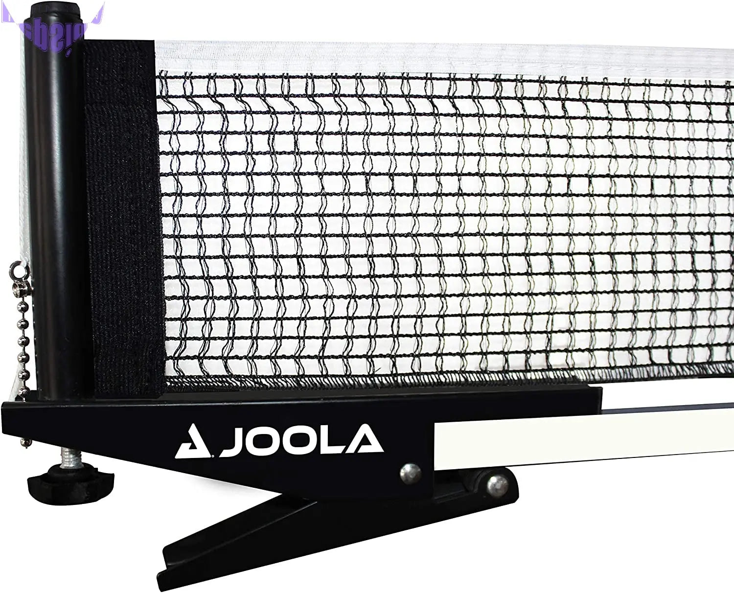 Premium inside Table Tennis Net and Post Set - 72" Regulation Size - Portable and Easy Setup - Ping Pong Spring Clamp Net - Black