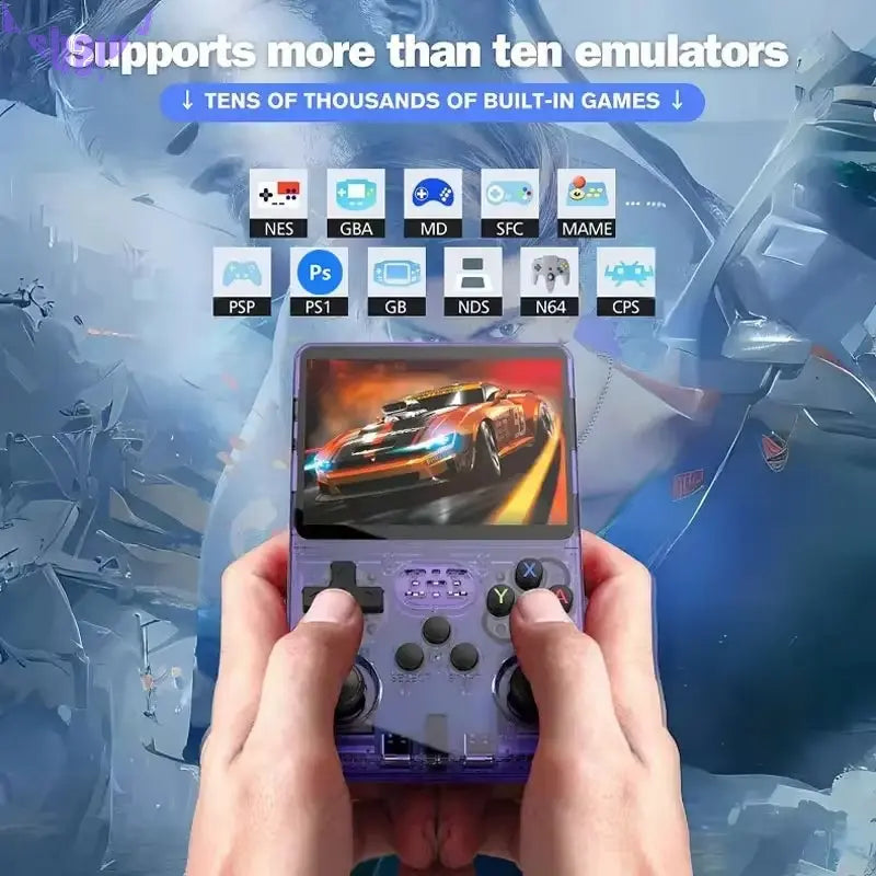 R36S Handheld Game Console 3.5Inch IPS Screen 128G Classic Retro Games Consoles Arkos System Portable Pocket Video Game Player