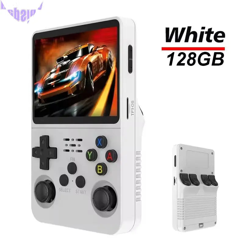 R36S Handheld Game Console 3.5Inch IPS Screen 128G Classic Retro Games Consoles Arkos System Portable Pocket Video Game Player