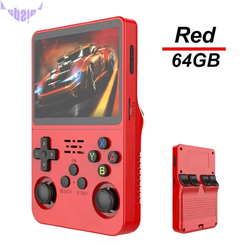 R36S Handheld Game Console 3.5Inch IPS Screen 128G Classic Retro Games Consoles Arkos System Portable Pocket Video Game Player
