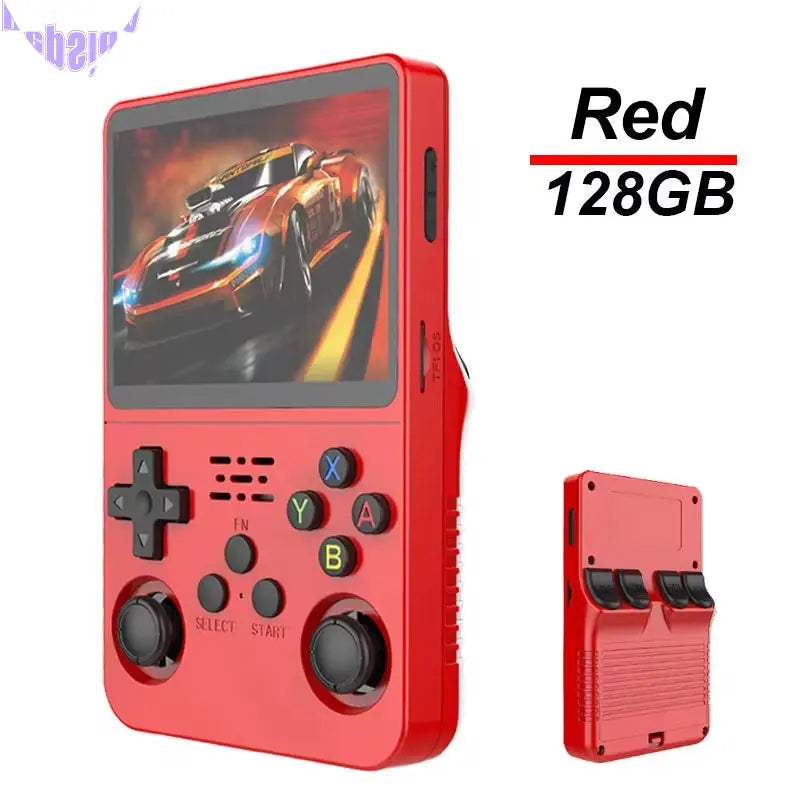R36S Handheld Game Console 3.5Inch IPS Screen 128G Classic Retro Games Consoles Arkos System Portable Pocket Video Game Player