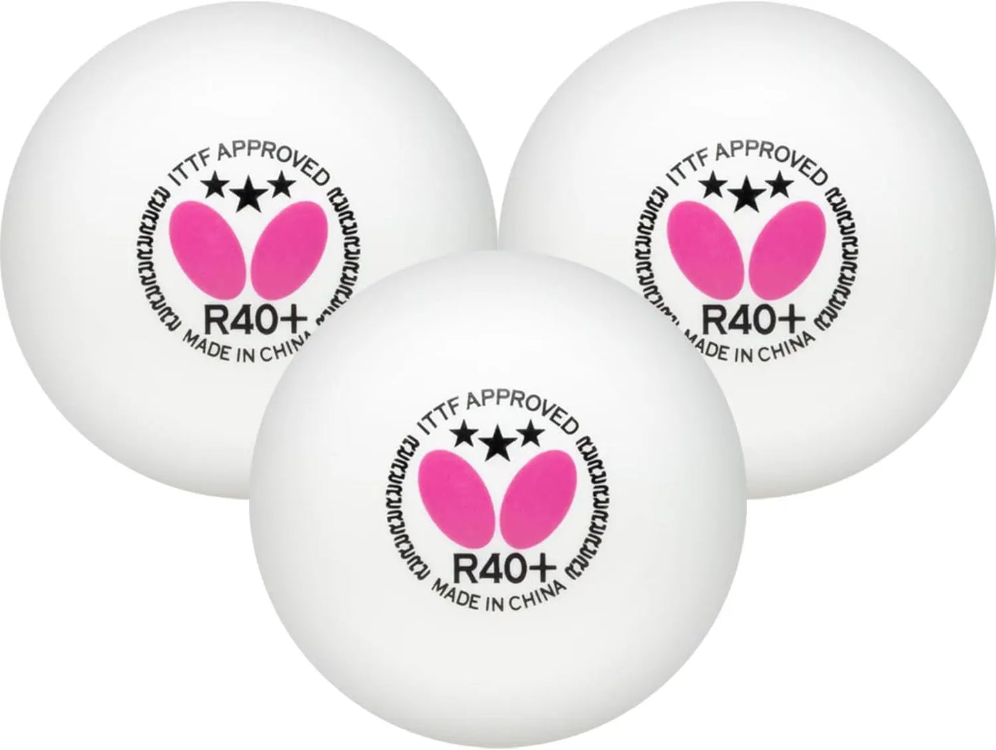 R40+ Table Tennis Balls — 40Mm White Ping Pong Ball — ITTF Certified Professional Table Tennis Ball — Poly Table Tennis Ball — 3 Pack, 6 Pack, or 12 Pack