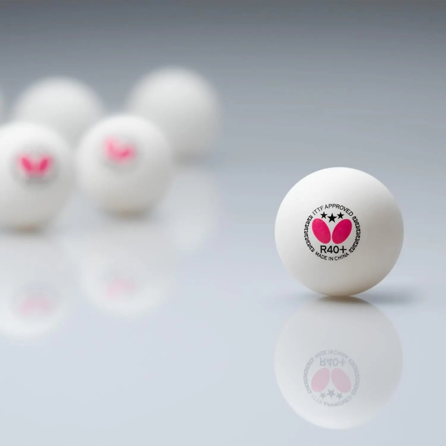R40+ Table Tennis Balls — 40Mm White Ping Pong Ball — ITTF Certified Professional Table Tennis Ball — Poly Table Tennis Ball — 3 Pack, 6 Pack, or 12 Pack