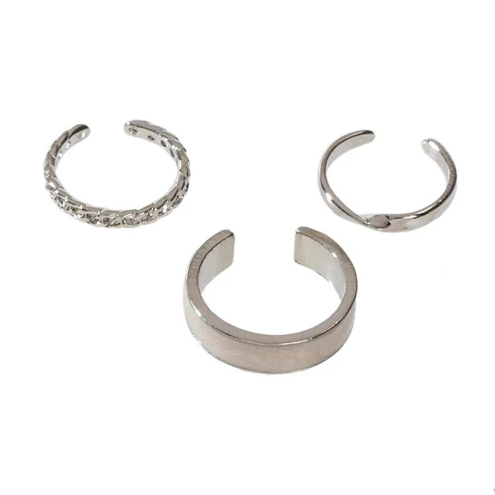 🎁 3 pcs Retro Stackable Ring set(100% off) Depsidy