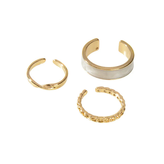 🎁 3 pcs Retro Stackable Ring set(100% off) Depsidy