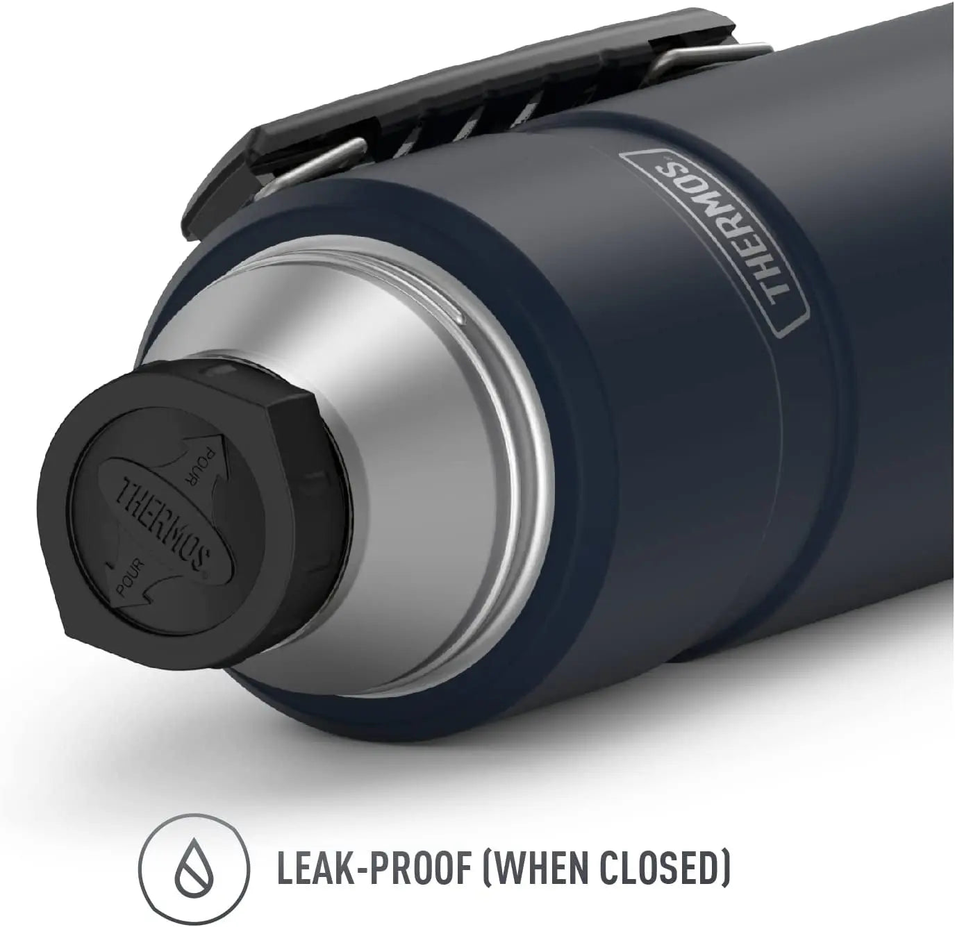 Stainless King Vacuum-Insulated Beverage Bottle, 40 Ounce, Midnight Blue