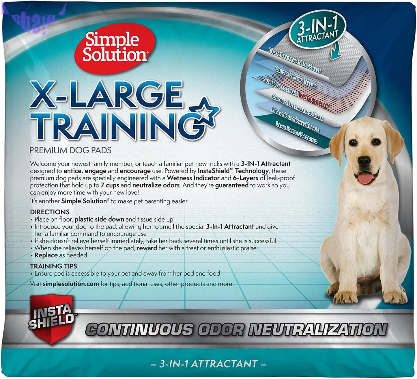Training Pads, 71 X 76Cm, 50Pk