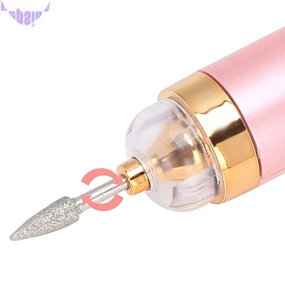Vibe Geeks 5 IN 1 Electric Nail Drill Kit Full Manicure and Pedicure Tool - USB Rechargeable-3