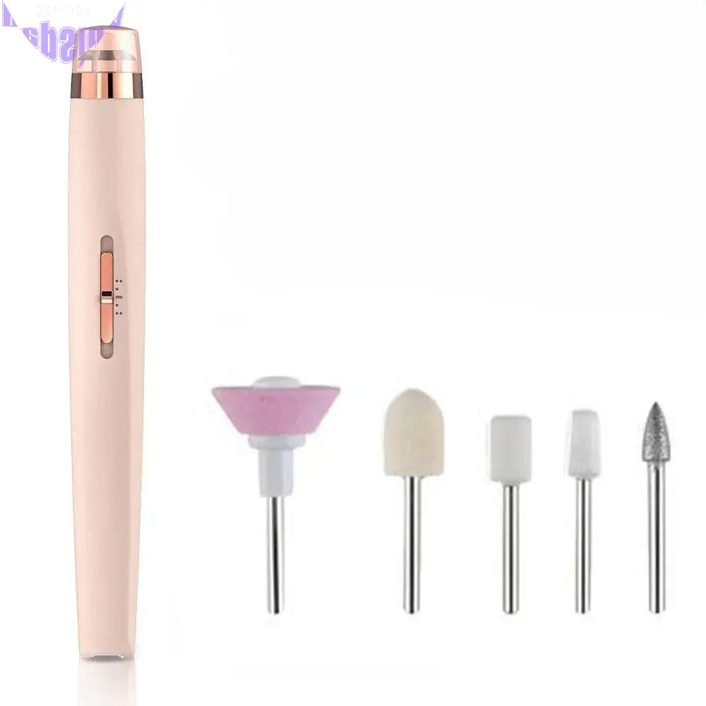 Vibe Geeks 5 IN 1 Electric Nail Drill Kit Full Manicure and Pedicure Tool - USB Rechargeable-7