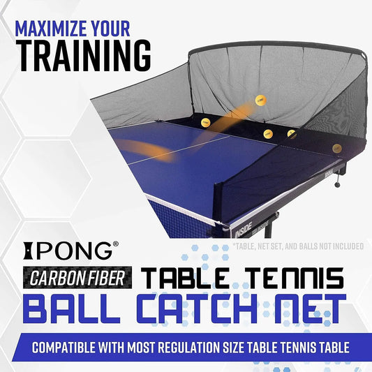 21140 Carbon Fiber Table Tennis Ball Catch Net Gray/Black
