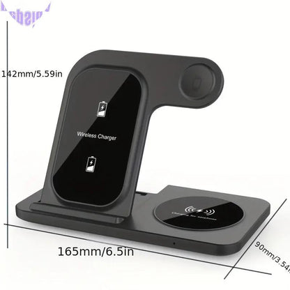 3-in-1 Fast Wireless Charger for iPhone & Apple Devices-1