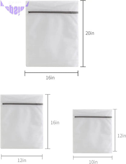 Lingerie Bags for Washing Delicates,Small Fine Mesh Laundry Bags,3Pcs(1 Large,1 Medium,1 Small)