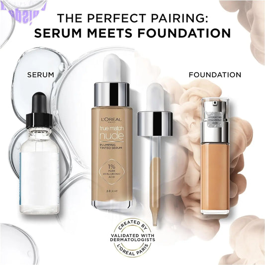 Illuminate Your Skin with L’Oréal Paris True Match Nude Plumping Tinted Serum - Tan-Deep 7-8