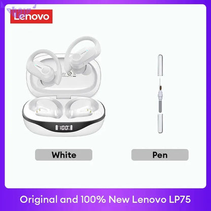 Original  LP75 TWS Bluetooth V5.3 Headphones Wireless LED Digital Display Earphones Noise Reduction Waterproof Headset New
