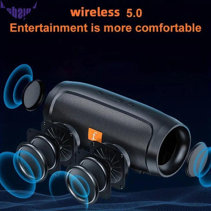 Outdoor Dual-Channel Heavy Bass Wireless Speaker-4