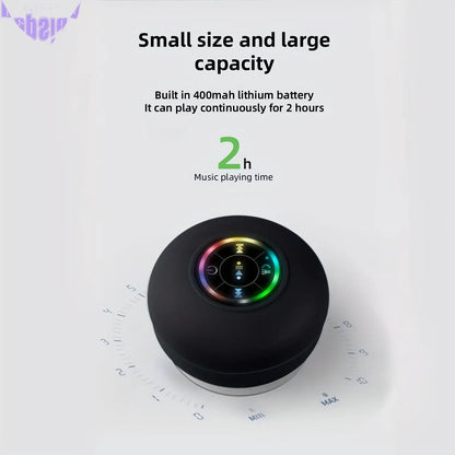 Portable Waterproof Wireless Speaker with Suction Cup-4