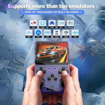 R36S Handheld Game Console 3.5Inch IPS Screen 128G Classic Retro Games Consoles Arkos System Portable Pocket Video Game Player