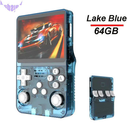 R36S Handheld Game Console 3.5Inch IPS Screen 128G Classic Retro Games Consoles Arkos System Portable Pocket Video Game Player