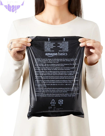 Unscented Standard Dog Poop Bags with Dispenser and Leash Clip, 33.02 X 22.86 CM, Black - 20 Rolls (300 Bags)