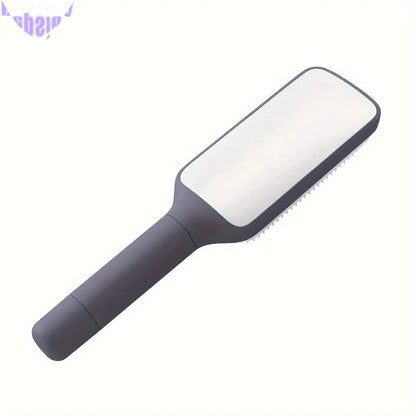 Vibe Geeks Anti-Static Massage Comb Scalable Rotate Lifting Self Cleaning Hairbrush-5