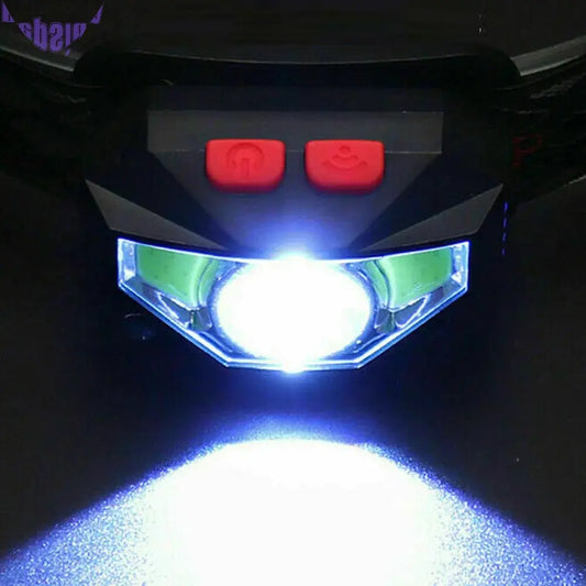 Vibe Geeks Bright Waterproof USB Rechargeable LED Head Lamp-1